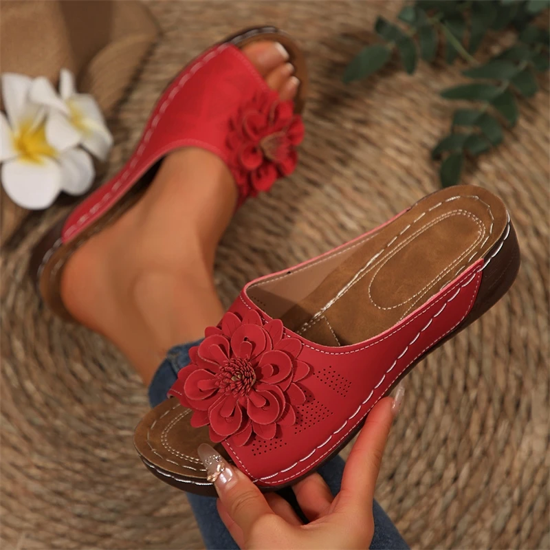 Fashion Summer Sandals Shoes Women Wedge Women Shoe Soft Slip On Women's Sandals Party Casual Footwear Zapatos De Mujer Female - Image 2