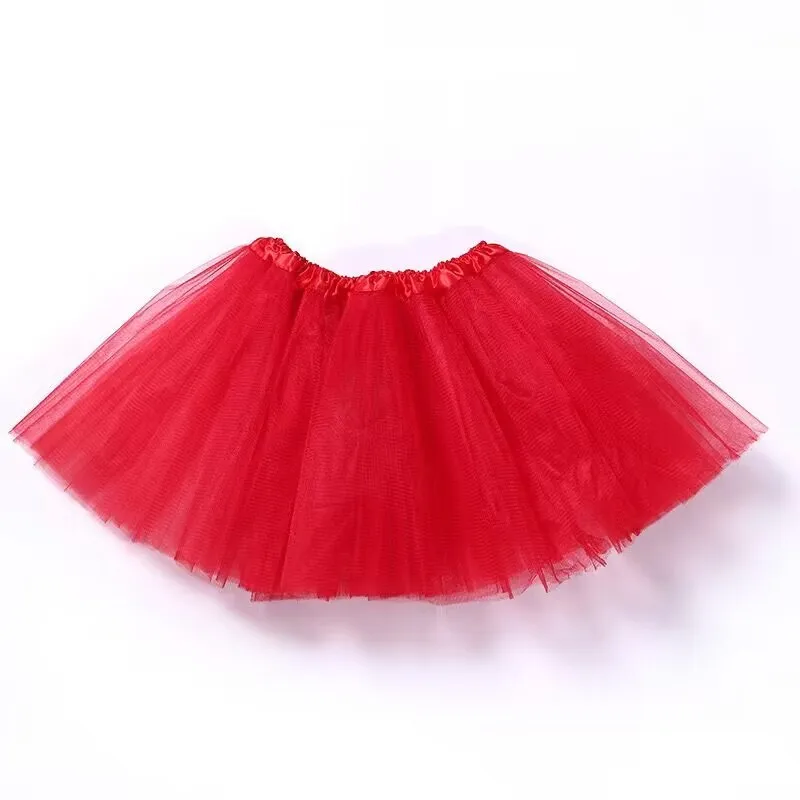 Tutu Skirt Women Girls 80s Vintage Ballet Dance Skirt Layered Short Mini Skirt Vintage Petticoat Layered Mesh Ballet Underskirt - Image 3