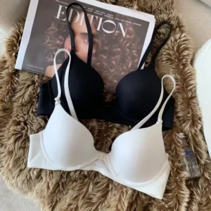 3Pcs/Set Push Up Bra Front Closure Bras For Women Small Cup Non-wire Brassiere Sexy Lingerie Female Seamless Underwear