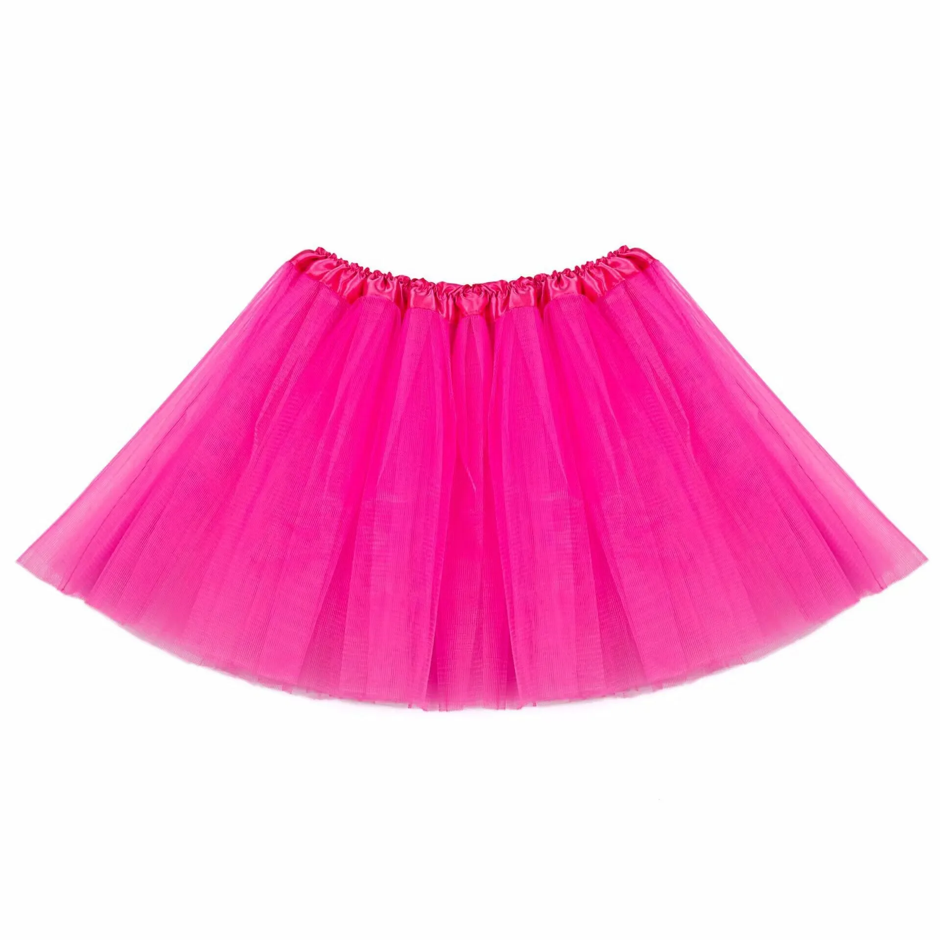 Tutu Skirt Women Girls 80s Vintage Ballet Dance Skirt Layered Short Mini Skirt Vintage Petticoat Layered Mesh Ballet Underskirt - Image 7