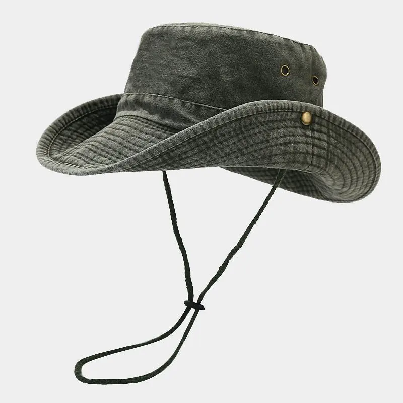 2023 Four Seasons Cotton Solid Bucket Hat Fisherman Hat Outdoor Travel Sun Cap for Men and Women 191 - Image 9