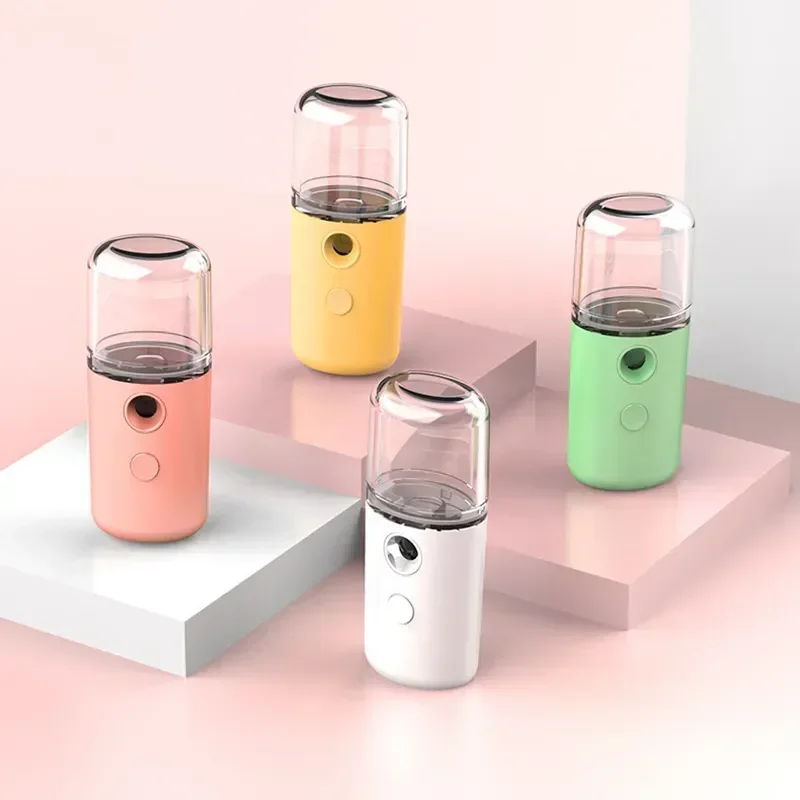 Nano Facial Hydrator Sprayer Face Steamer Nebulizer Home Travel Use Mini Rechargeable Humidifier Women Beauty Device Skin Care - Image 2