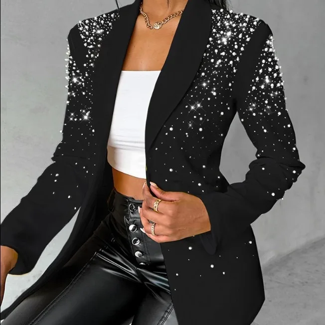 Blazers for Women Women Clothing Streetwear Autumn 2023 New Fashion Versatile Casual Long Sleeves Y2k Small Suit Female's Wear - Image 7