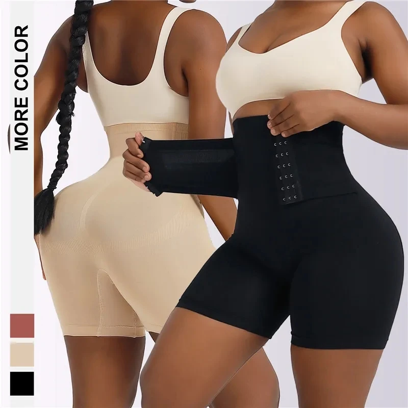 Shapewear for Women Tummy Control Body Shaper Fajas Shorts with Hook Butt Lifter Panties High Waisted Underwear Slimming Panties - Image 2