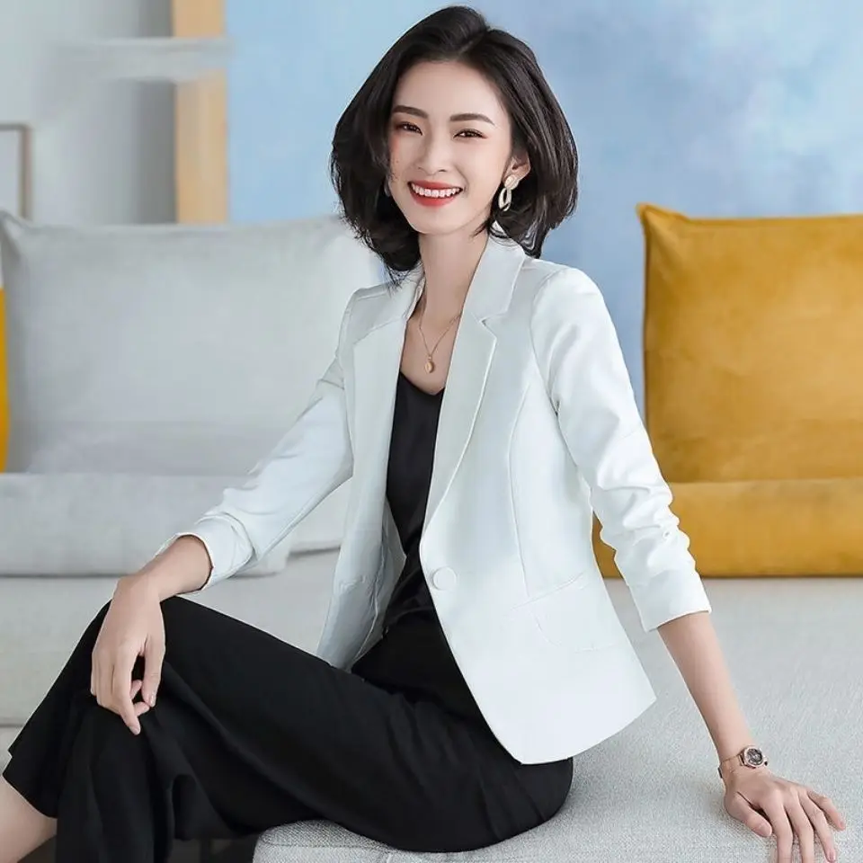 Black Short Latest Fashion Jacket Woman Spring Women's Blazer Suits Tailoring Clothing Blazers Trend Casual Coat High Quality - Image 9
