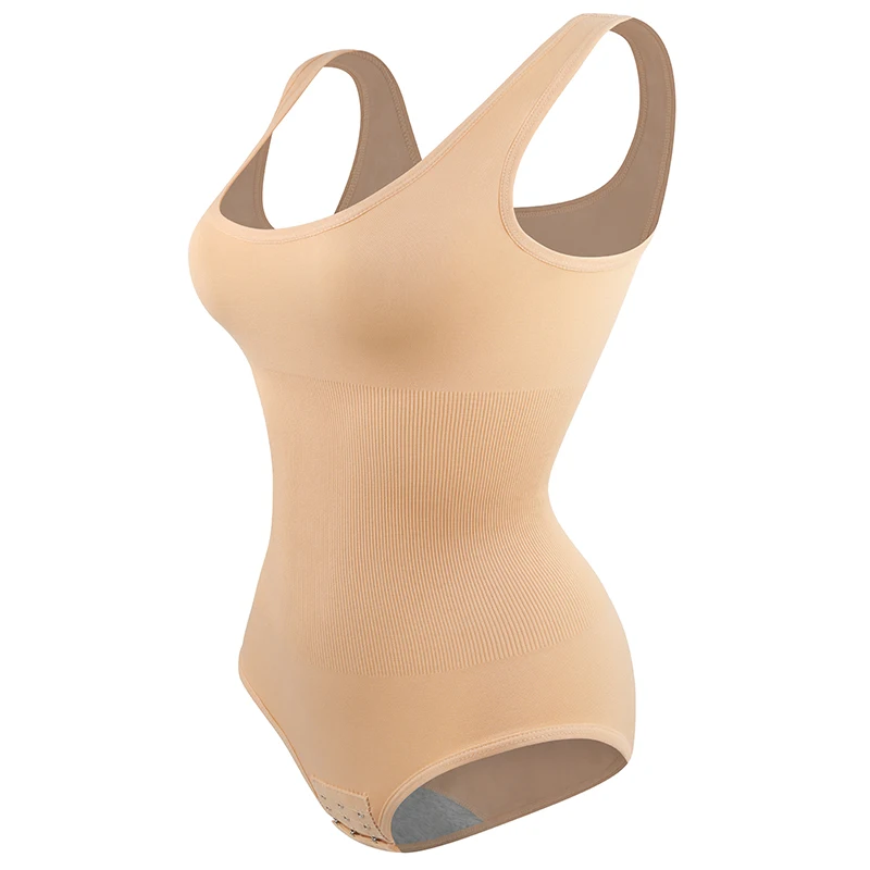 Bodysuit Women Shapewear Tummy Control Butt Lifter Body Shaper Smooth Invisible Under Dress Slimming Underwear Low Neck Jumpsuit - Image 11
