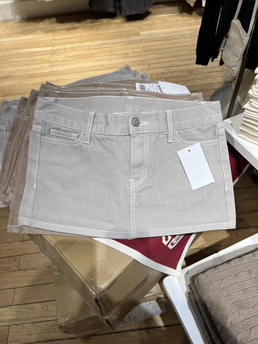 Vintage Blue Low Waist Denim Skirts Casual Chic Pockets A-line Summer Mini Skirts Women Y2k Streetwear Harajuku Slim Faldas 2023 - Image 10