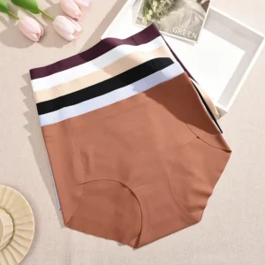 FINETOO Sexy Seamless Panties Comfortable Soft Intimate Lady Panty Female Intimates Women's Lingerie Ice Silk Underpants Briefs