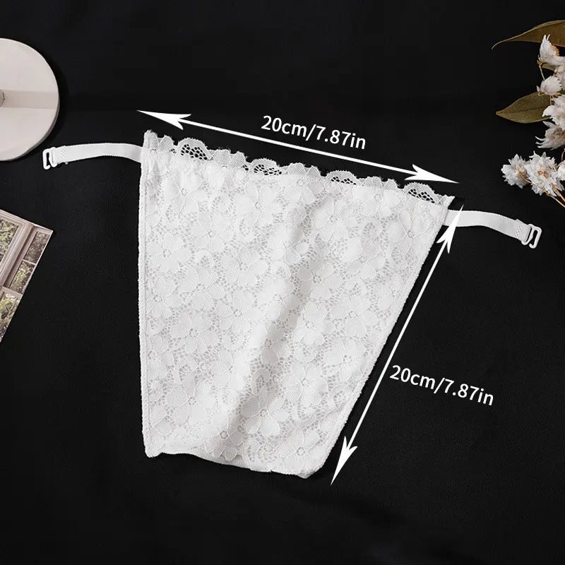 Summer Lace Strapless Collar Anti-slip Female False Collar Detachable Collar Cover for Low Neckline - Image 6