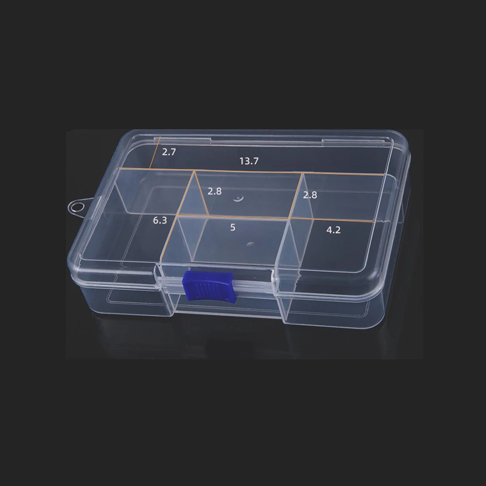 28 Grid Rectangle Plastic Jewelry Box Compartment Storage Box Case Jewelry Earring Bead Craft Display Container Organizer - Image 14