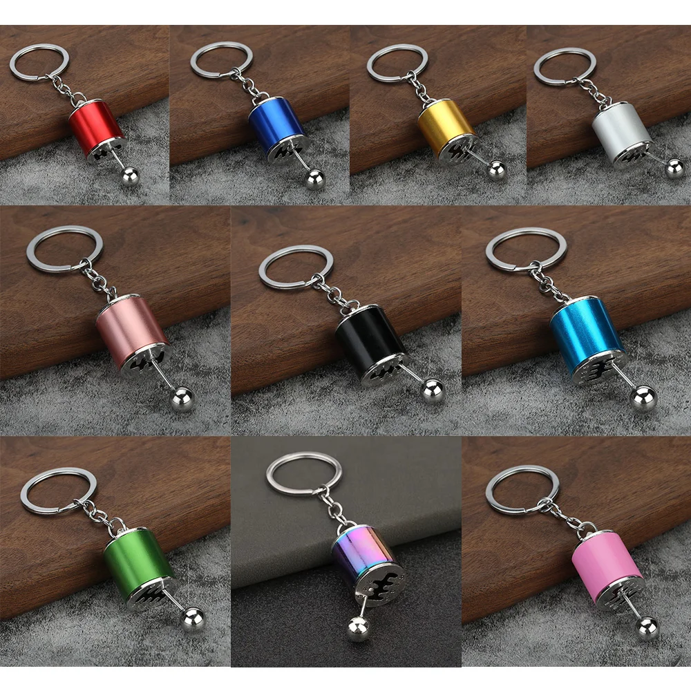 Mini Turbo Turbocharger Keychain Car-styling Keyring Gear Gearbox Pendant Keychain Stick Knobs Keyring Shift Metal Key Ring - Image 13