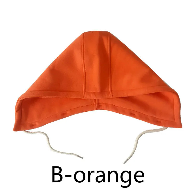 Diy Winter Detachable Button Cotton Coat Hat Down Hooded Sweater Sweatshirt Hat Collar Unisex Big Fake Collar - Image 18