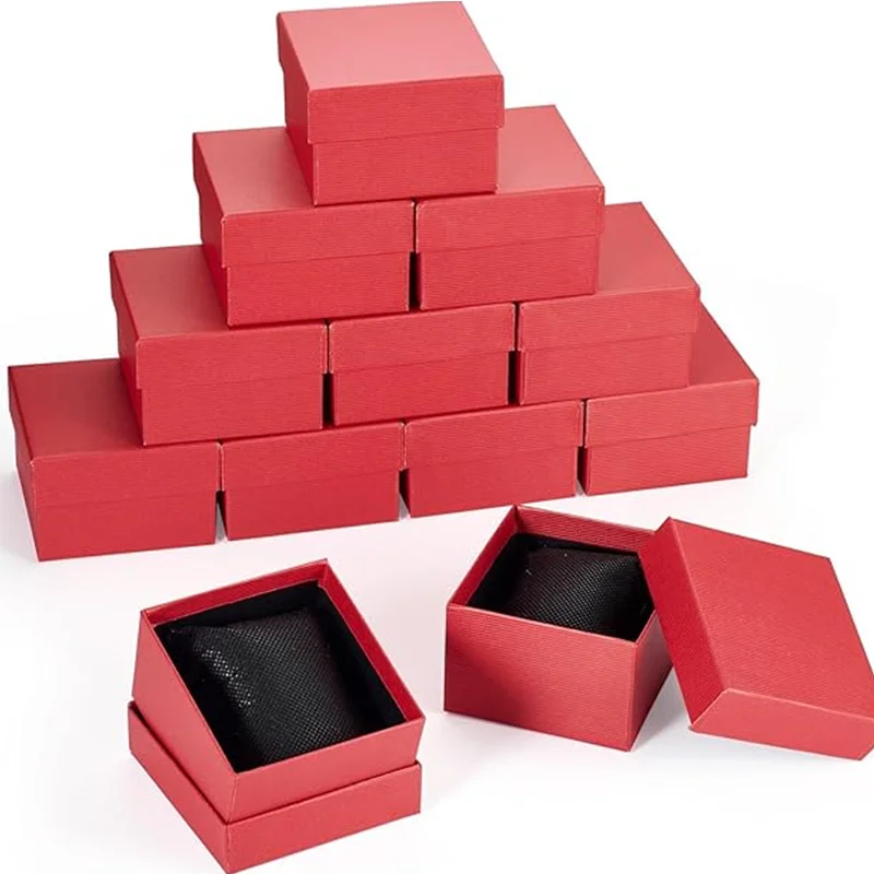 5-30pcs Packaging and Display Watch Boxes Gifts Black Red Blue Paper Storage Box Bracelet Paper Wholesale Jewelry Accessories - Image 9