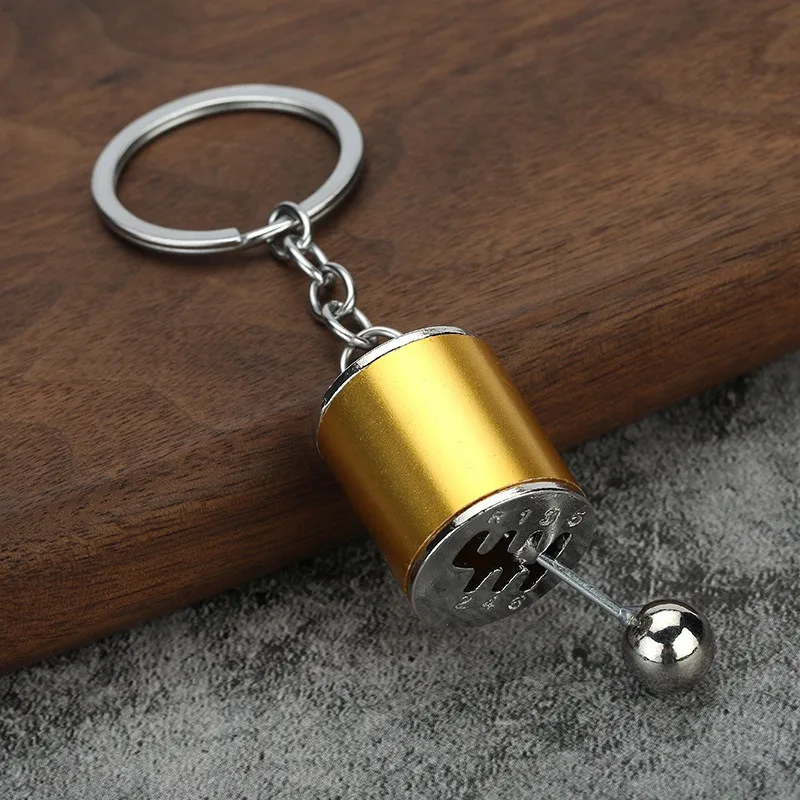 Mini Turbo Turbocharger Keychain Car-styling Keyring Gear Gearbox Pendant Keychain Stick Knobs Keyring Shift Metal Key Ring - Image 9