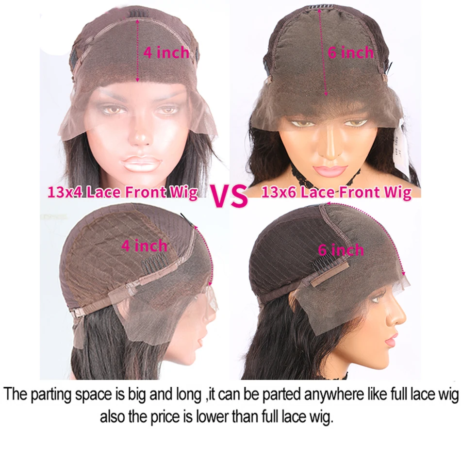 13x6 Ginger Blonde Colored Human Hair Lace Front Wigs 180% HD Lace Frontal Wigs Straight Honey Blonde Color Human Hair Wigs - Image 5