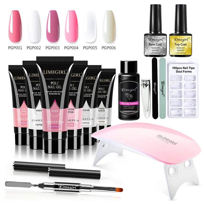 15ml Nail Gel Kit For Quick Extension Nail Art Polymer Gel Nail Tools Finger Extension Acrylic Solution Gel Polish Nail Art Kit - Image 7