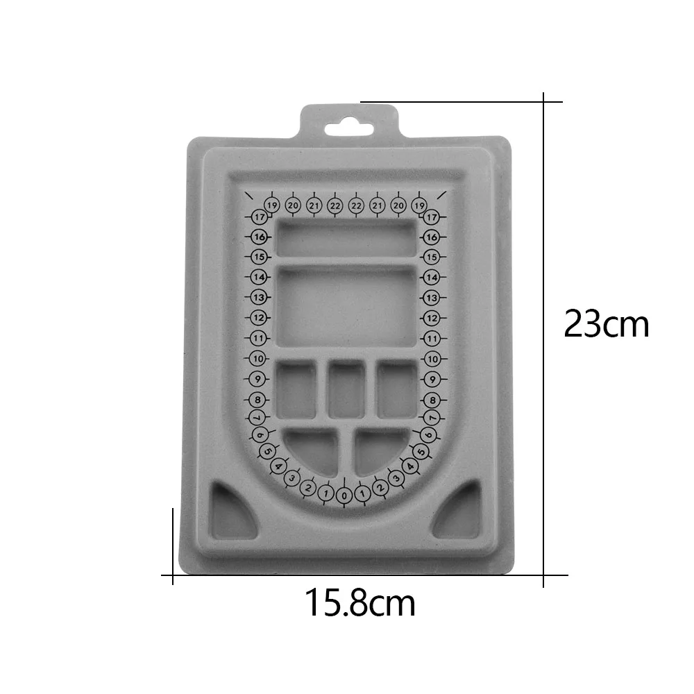 Colorful Flockeda Bead Board For Bracelet Necklace Tray Beading Accessories Measuring Tools Crafts For DIY Jewelry Making - Image 13
