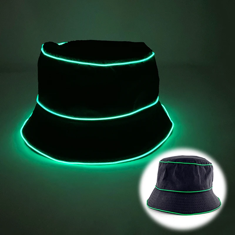 New Arrival Pearlescent Cowboy Hat Dance Costume Decorate Glowing Cowgirl Cap Glowing For Neon NightClub - Image 19