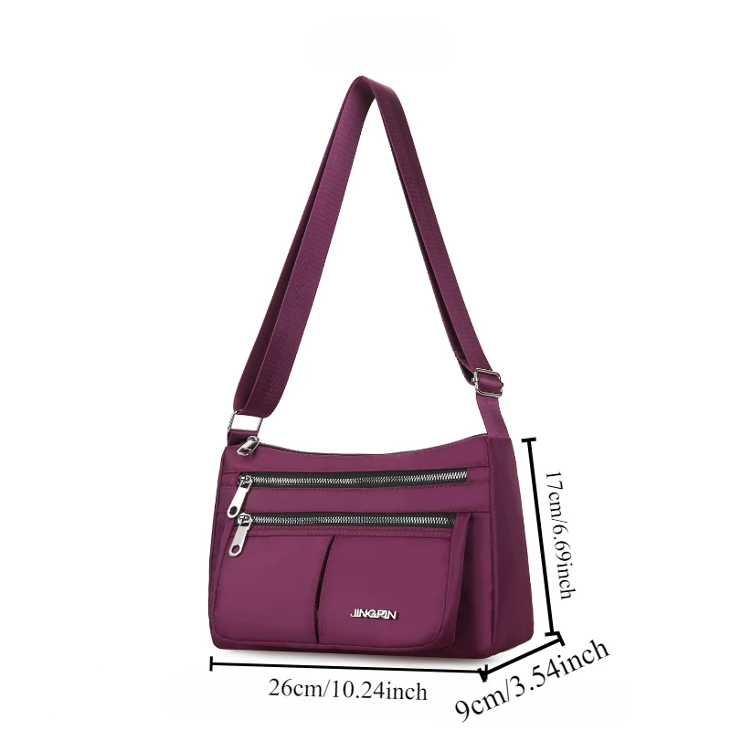New Women's Bag Fashion Mother Shoulder Bag Oxford Waterproof and Elderly Leisure Travel Large Capacity Bag - Image 3