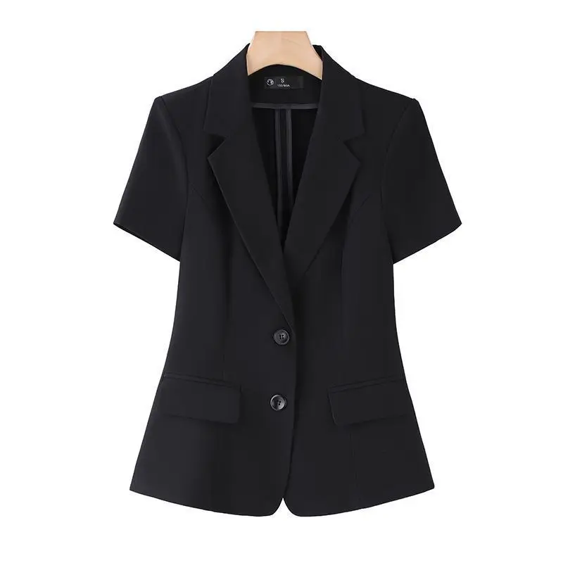 Bla ort Sve Suit Jaet Women's Summer 2025 New Small Size Ele Workwear High-End Western Sle Outerwear Thin - Image 4