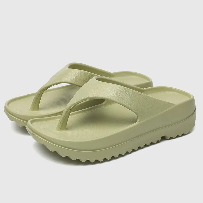 Asgard Summer Fashion Flip Flops For Women 2025 New Thick Soles Beach Sandals Comfort Soft Outdoor EVA Slippers Lafy Home Slides - Image 2