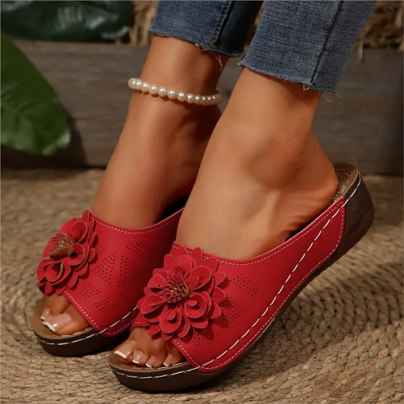 Fashion Summer Sandals Shoes Women Wedge Women Shoe Soft Slip On Women's Sandals Party Casual Footwear Zapatos De Mujer Female - Image 13