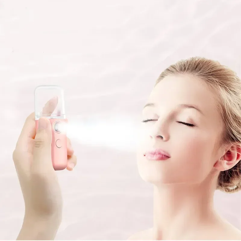Nano Facial Hydrator Sprayer Face Steamer Nebulizer Home Travel Use Mini Rechargeable Humidifier Women Beauty Device Skin Care - Image 4