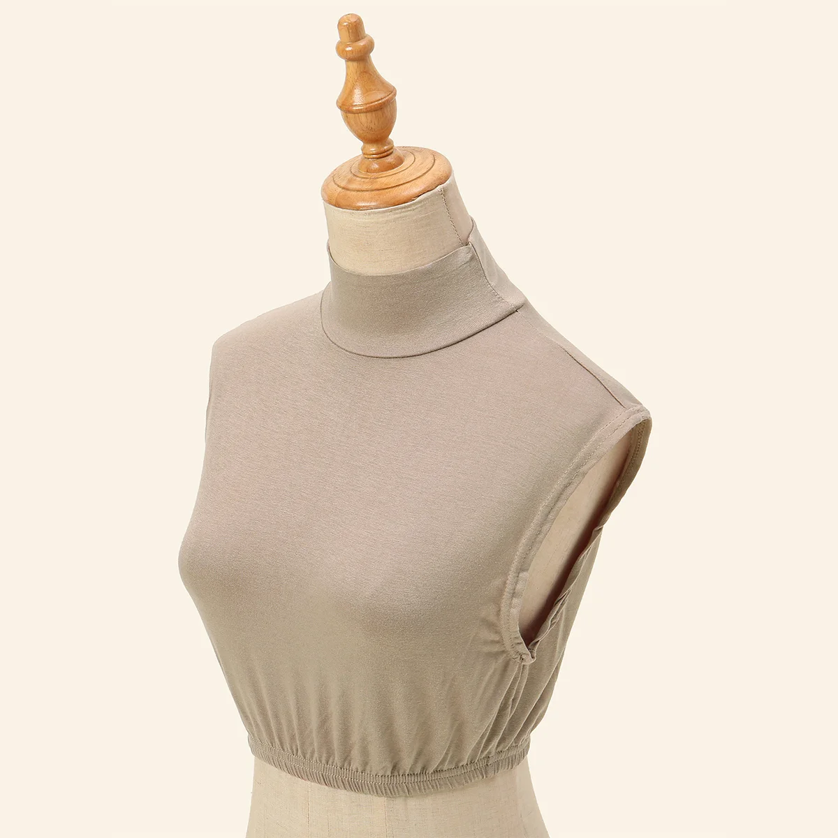 Newest Cotton Modal False Collar Neck Cover Detachable Collars Solid Color False Collar For Woman Mock Half Top Loose Hem Collar - Image 15