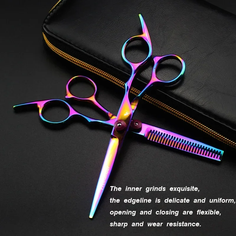Professional 6 inch Hair Scissors Thinning Barber Cutting Hair Shears Scissor Tools Hairdressing Scissors - Image 4