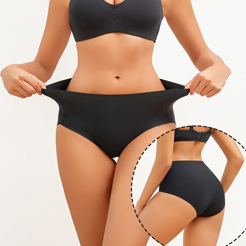 FINETOO Sexy Seamless Panties Comfortable Soft Intimate Lady Panty Female Intimates Women's Lingerie Ice Silk Underpants Briefs - Image 2