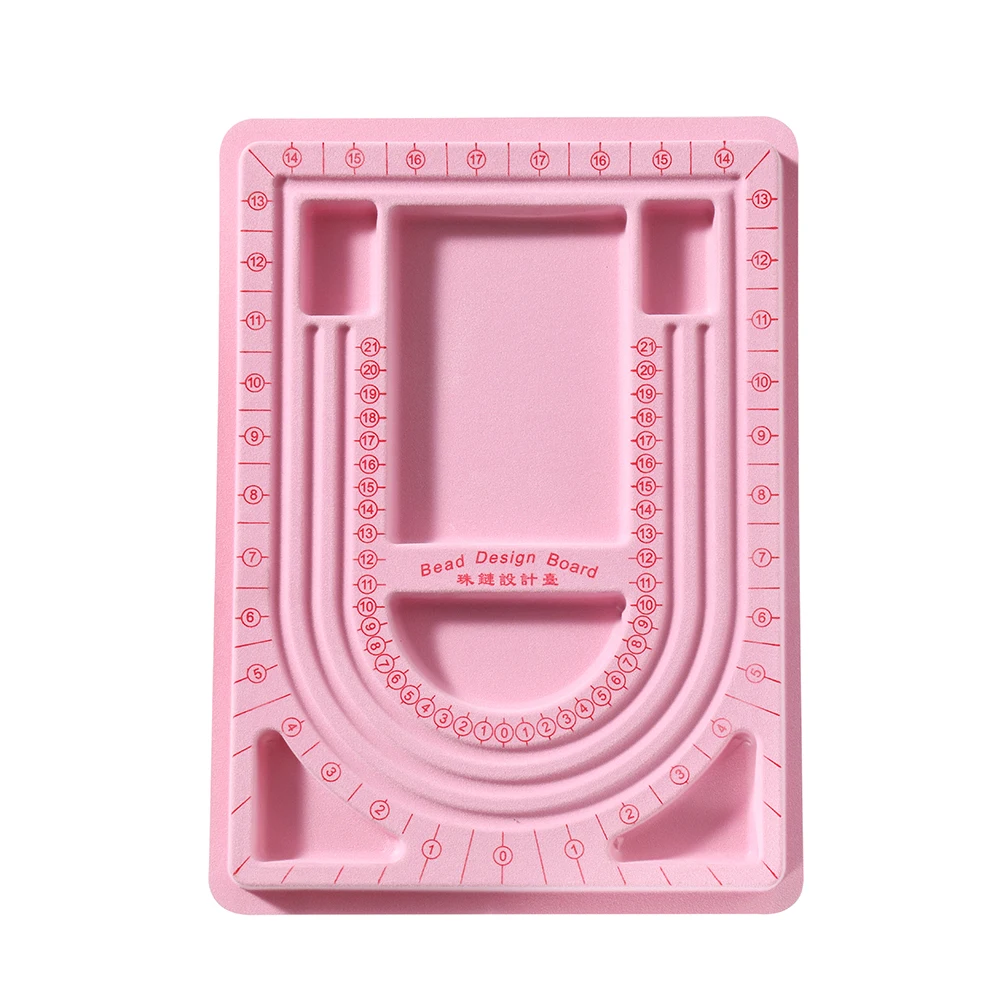 Colorful Flockeda Bead Board For Bracelet Necklace Tray Beading Accessories Measuring Tools Crafts For DIY Jewelry Making - Image 3