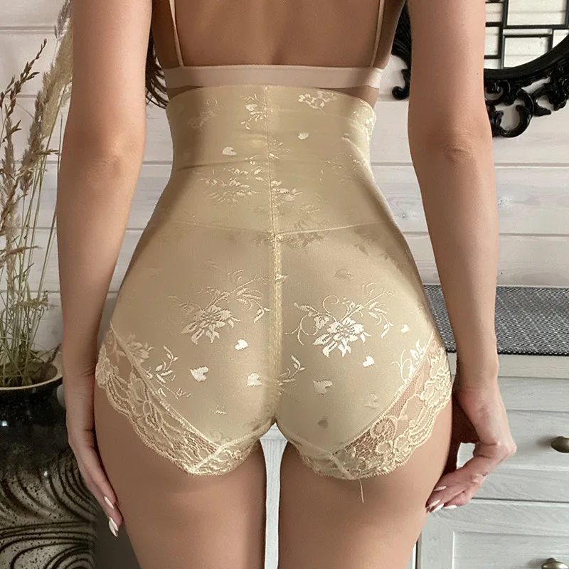 High Waist Shaper Panties Sexy Lace Body Shaper With Zipper Control Panties Postpartum Women Shapewear Butt Lifter Waist Trainer - Image 4