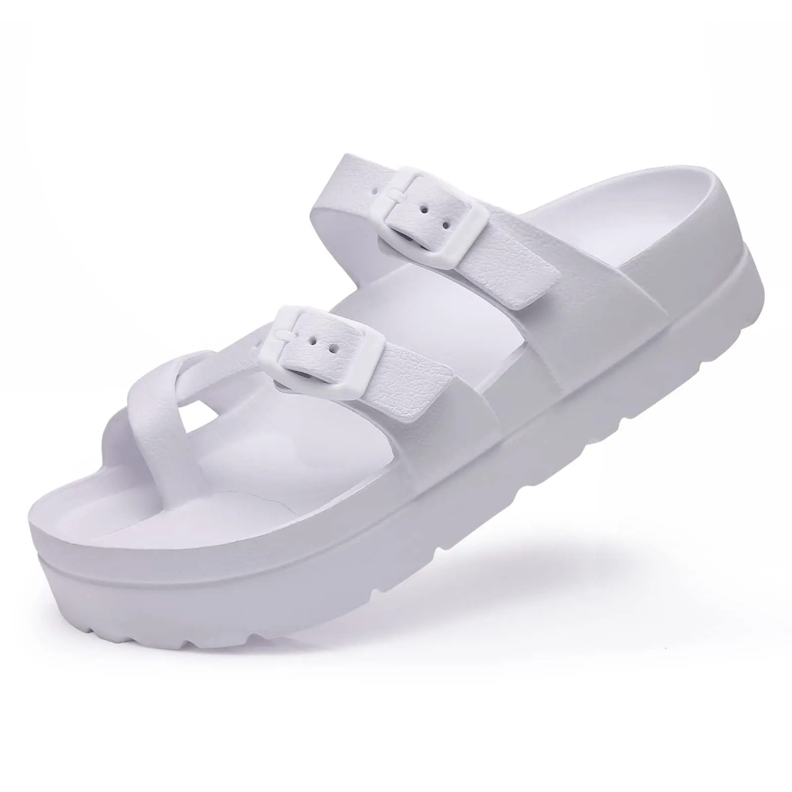 Evshine Fashion Eva Clogs Slippers With Arch Support Adjustable Light Thick Soles Beach Shoes Summer Platform Sandals For Women - Image 2