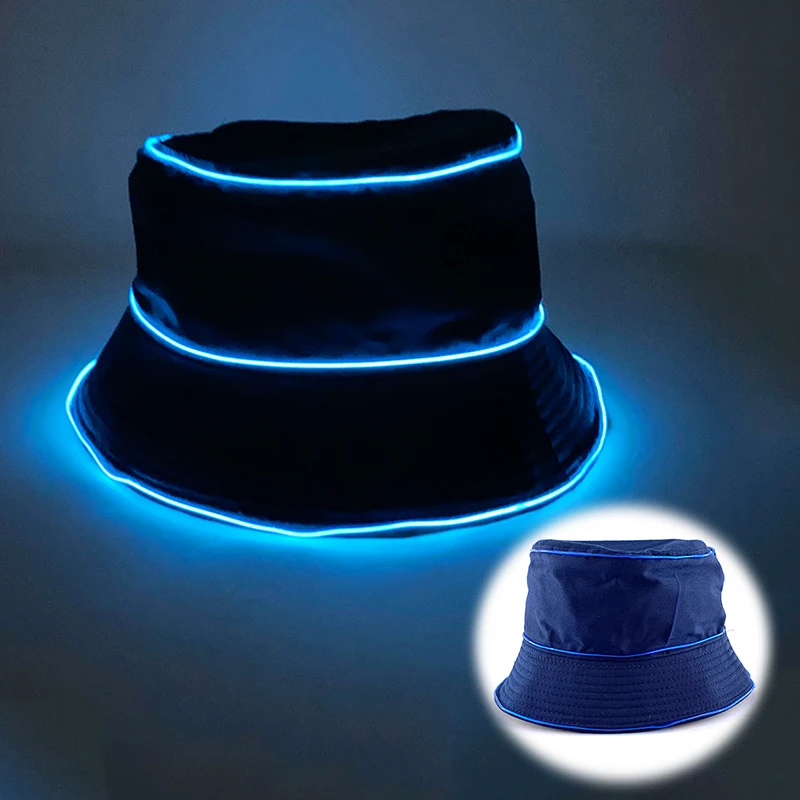 New Arrival Pearlescent Cowboy Hat Dance Costume Decorate Glowing Cowgirl Cap Glowing For Neon NightClub - Image 21