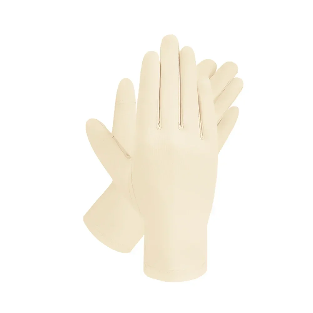 OhSunny UV Protection Golf Gloves Women Summer Touch Screen Sunscreen CoolChill Breathable Fingerless Mitten for Driving Cycling - Image 9