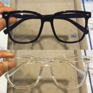 Fashion Transparent Computer Glasses Frame Women Men Anti Blue Light Square Eyewear Blocking Glasses Optical Spectacle Eyeglass