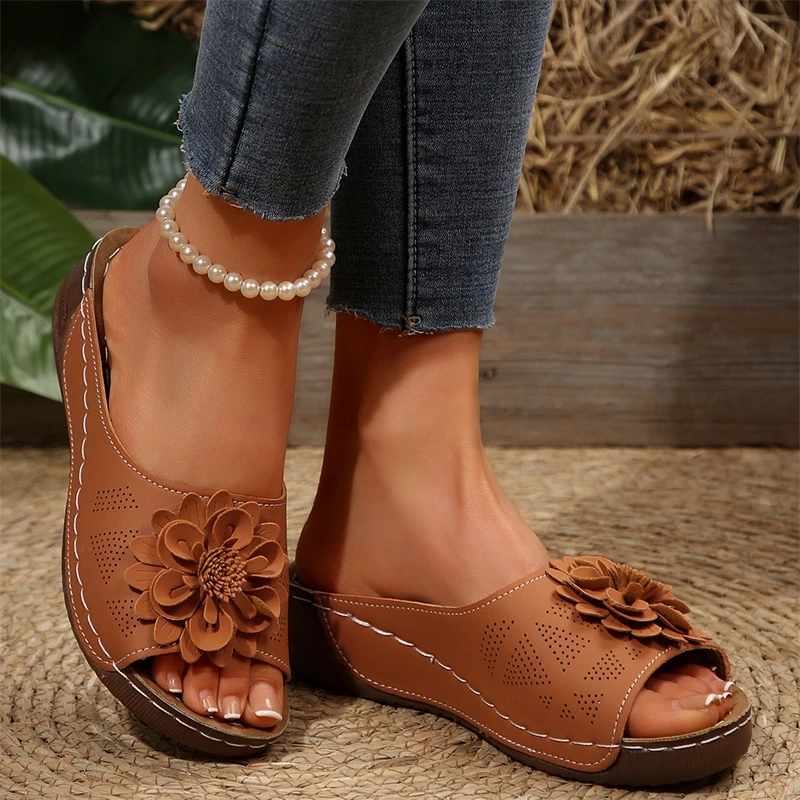 Fashion Summer Sandals Shoes Women Wedge Women Shoe Soft Slip On Women's Sandals Party Casual Footwear Zapatos De Mujer Female - Image 3
