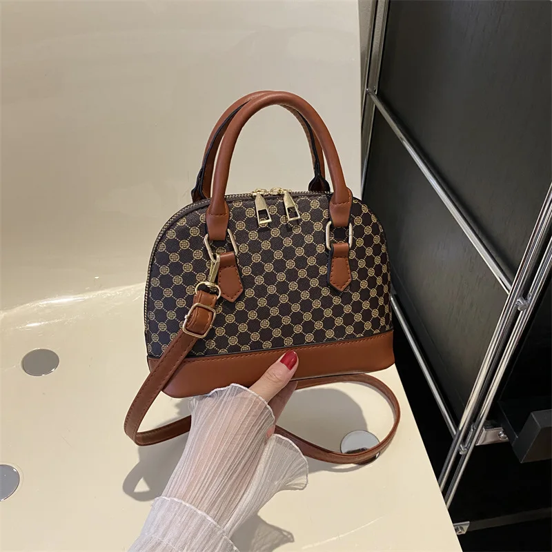 Fashion Shell Bag Ladies Small Pattern Design Purse and Handbag Shoulder Crossbody Bag For Women Daily Use - Image 2