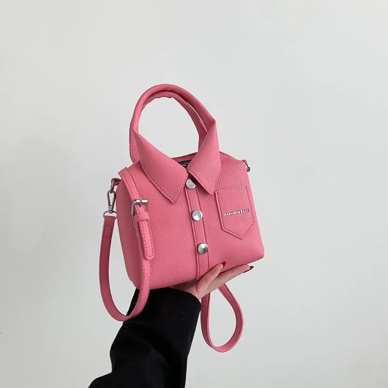 PU Square Compact Shoulder and Crossbody Bags Zipper Unique Design High Quality Hand Bags for Women 2025 Designer Style Bolso - Image 8