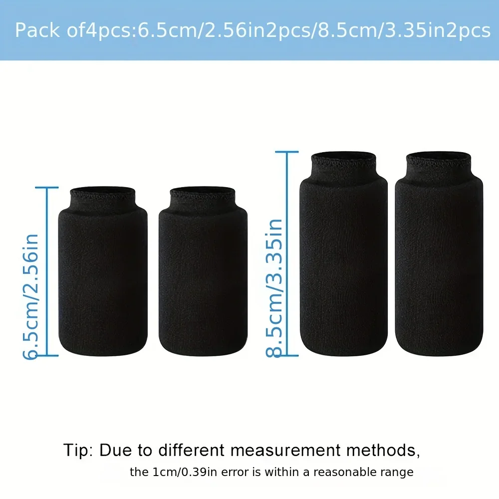 Finger Ice Sleeves 4PCS Finger & Toe Cold Gel Ice Packs, Thumb Ice Packs Hot Cold Compression Sleeves for Arthritis Hand Care - Image 4