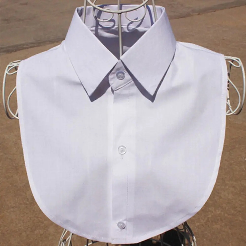 White & Black Blouse Detachable Collars False Collar Solid Shirt Lace False Collar Women Clothes Accessories - Image 5