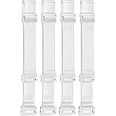 FallSweet 2/4/10/20PCS Adjustable Invisible Clear Bra Straps for Women Transparent Elastic Shoulder Belt Lingerie Accessories - Image 2