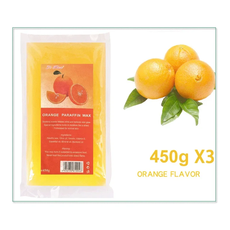 3/1Pcs Care Paraffin 200g/450g Moisturizing Hands and Feet Mask Peel Off SPA Restores Gloss Nourishing Hands and Feet - Image 16