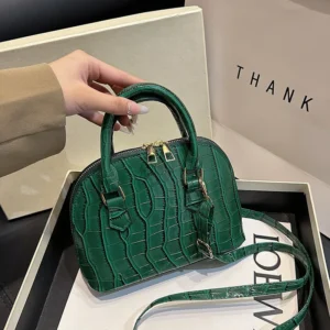 Retro Shoulder Bag Fashion Pu Leather New Women's Bag Waterproof Crocodile Pattern Versatile Crossbody Bag Hand Bags for Women