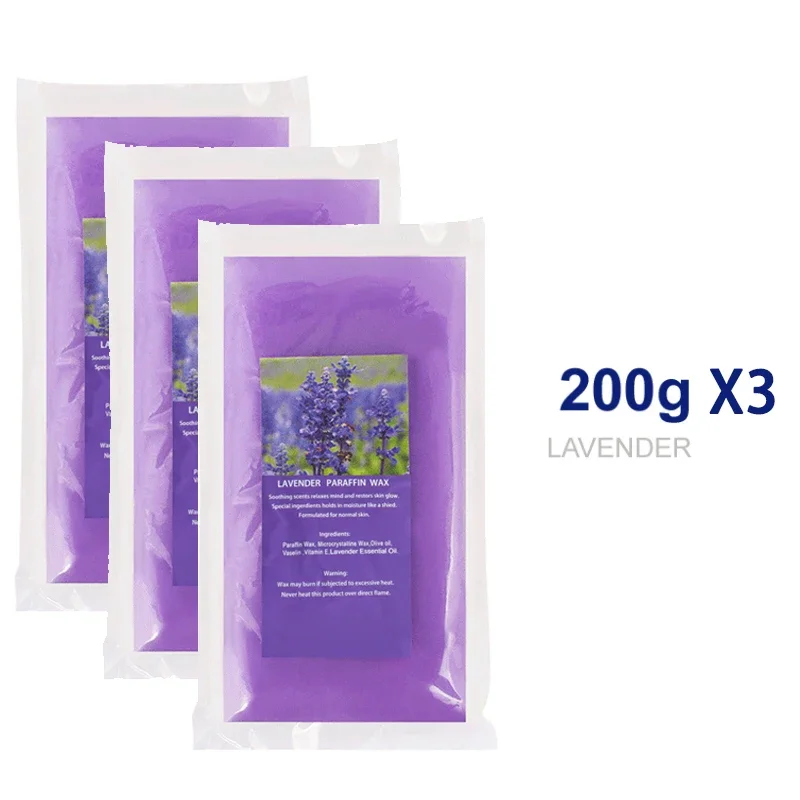 3/1Pcs Care Paraffin 200g/450g Moisturizing Hands and Feet Mask Peel Off SPA Restores Gloss Nourishing Hands and Feet - Image 12