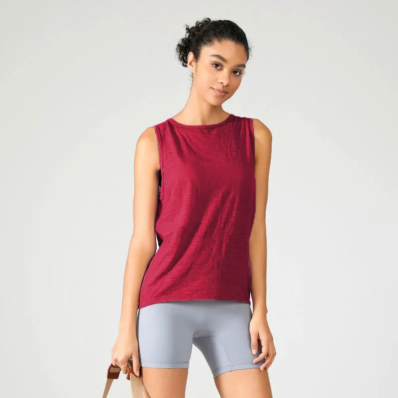 Sleeveless Racerback Workout Tank Tops for Women, Gym Running Training Yoga Shirts, Women Athletic Fitness Sport Yoga Vest - Image 11