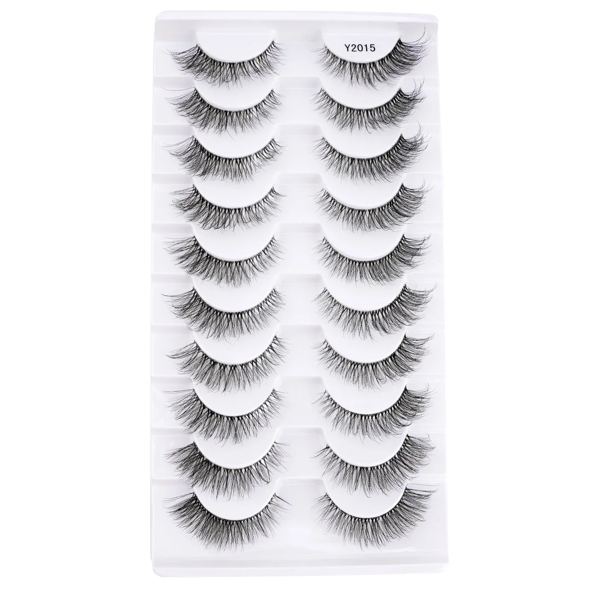 3/6/10 Pairs Wispy Half Eyelash Fluffy False Eyelashes Full Natural Long Mink Lashes Extension Makeup Handmade Cat Eye Faux Cils - Image 13