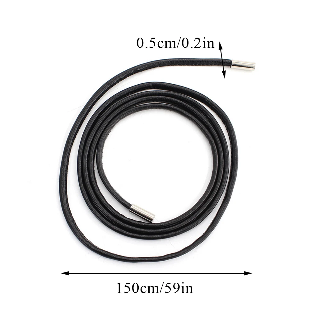 New Round Leather Rope Thin Belt Women Fashion Decorative Knotted Waist Rope Simple Self-Tie Skirt Coat Waist Belts Strap - Image 6