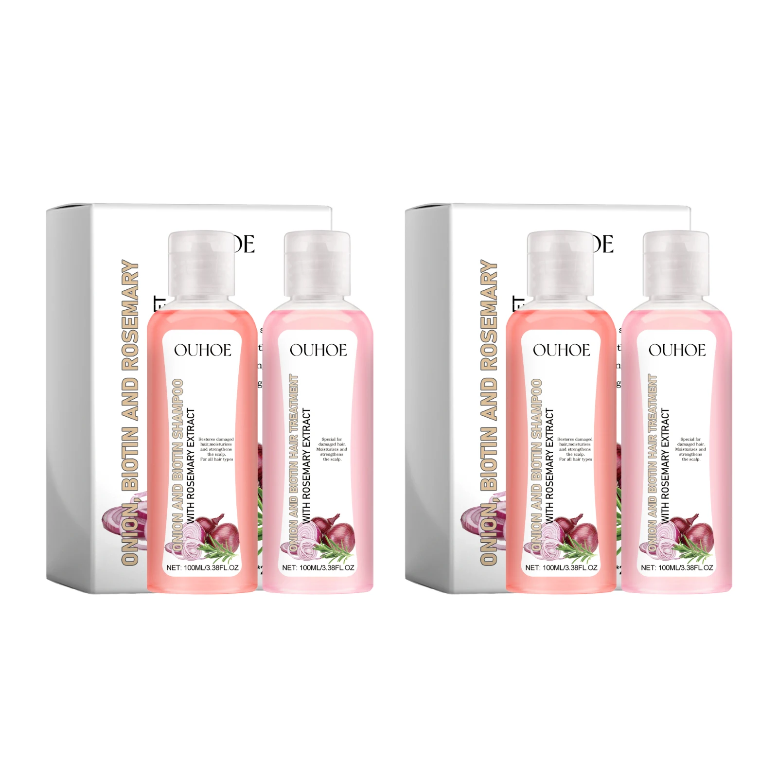 Biotin Rosemary Shampoo Care Set Shampoo Conditioner For All Hair Types Hair Shampoo Paraben Free Healthy Hair Care Gift - Image 7