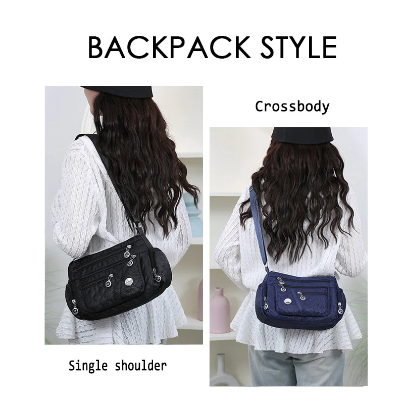 Casual Crossbody Bag, Durable Oxford Fabric, Adjustable Shoulder Straps, Multiple Pockets, Fashionable and Versatile. - Image 2